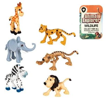 Animals Wild Cartoon Assorted - 6-9 cm
