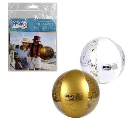 Aquanautics Glitter Ball - Two Tone - 38 cm