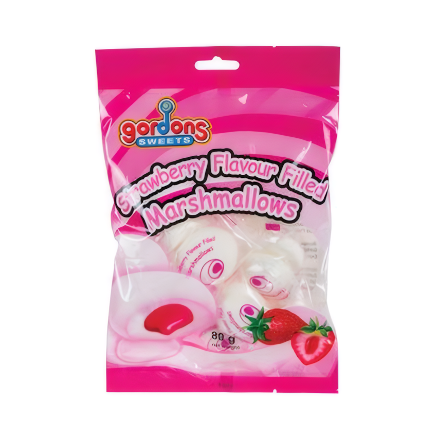 Sweet Strawberry Filled Mallow, 12-Piece Bulk Pack