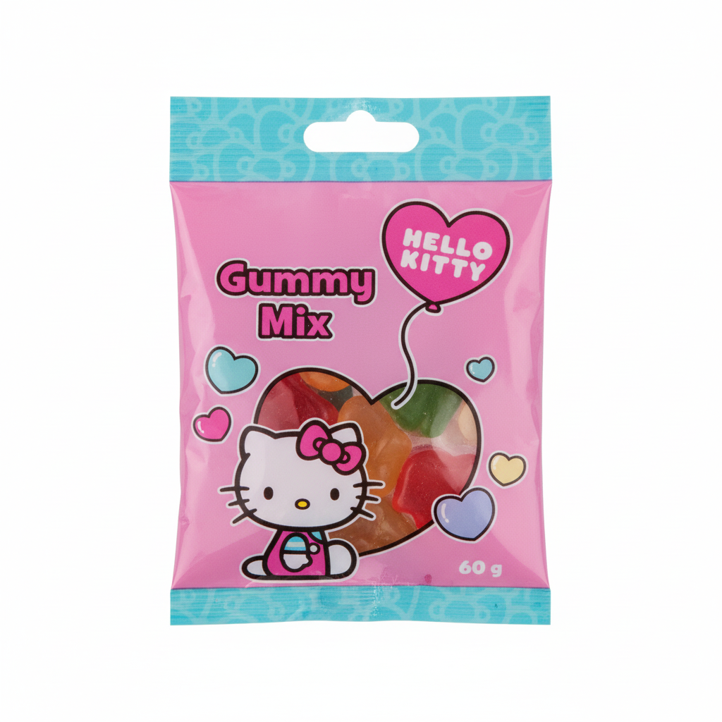 Sweet Hello Kitty Gummy Mix, 60 g (6 Pack)