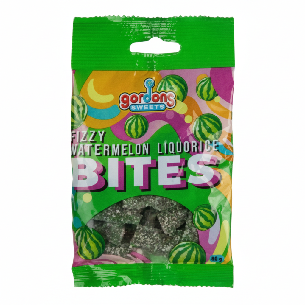 Sweet Watermelon Liquorice Bites (60 g x 6 Pack)