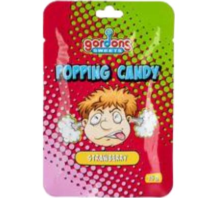 Sweet Popping Candy Strawberry - 15g - 5 Pack
