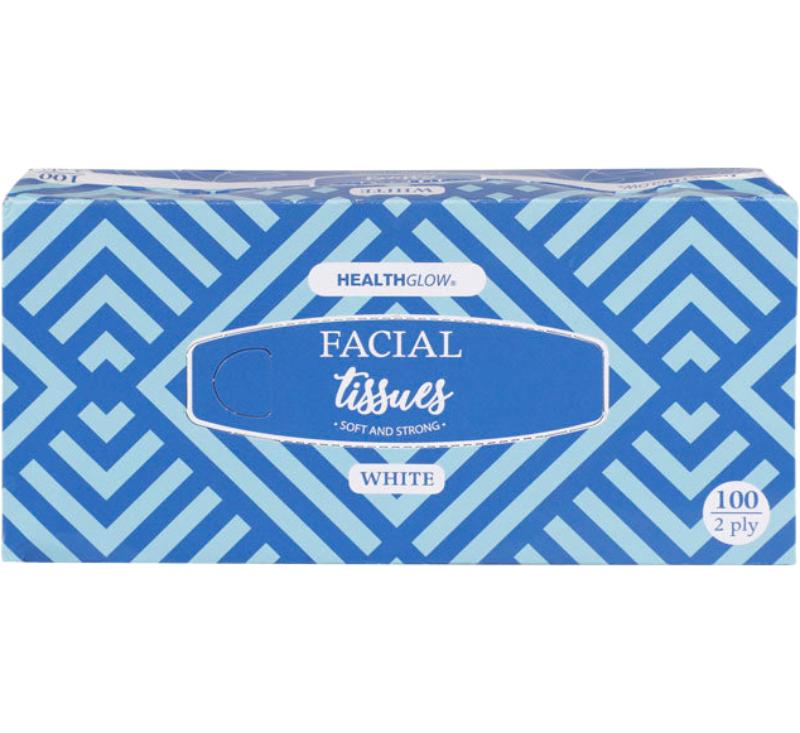 Tissues - 100 Pieces per Box - 18 x 20 cm - 2-Ply