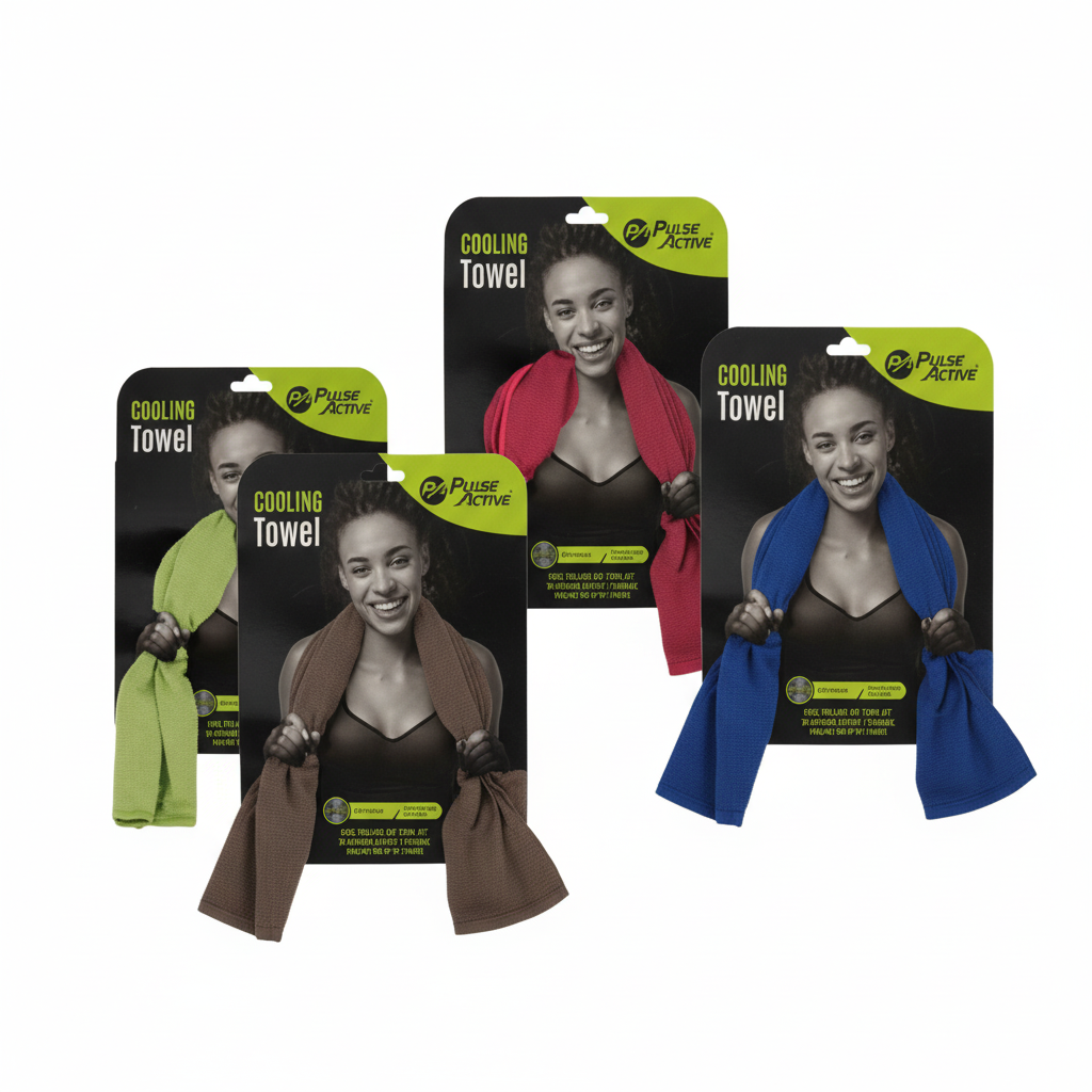 Cooling Fitness Towel (100 x 30 cm) - Assorted