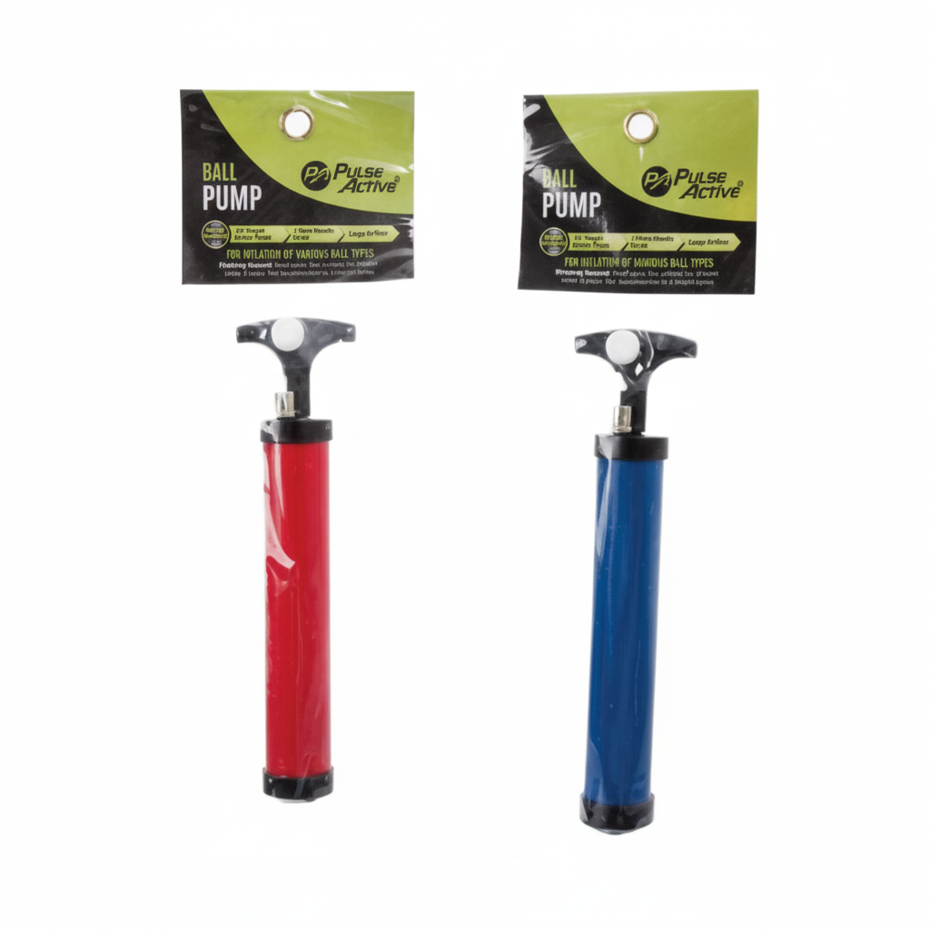 Plastic Ball Pump with Valve and Needle in Various Colours (22 cm)