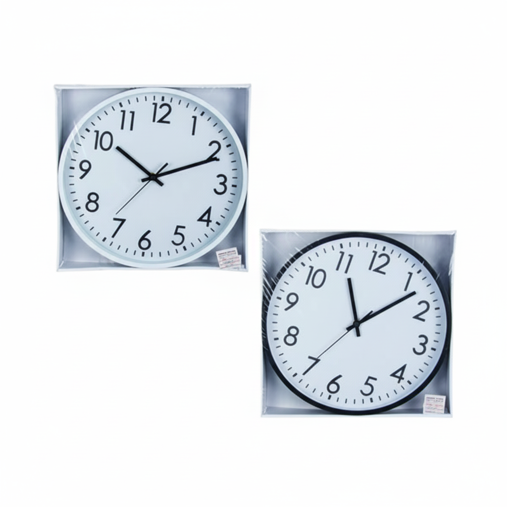 Wall Clock - Assorted (33 cm)