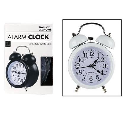 Metal Alarm Clock with Bell - 12 cm