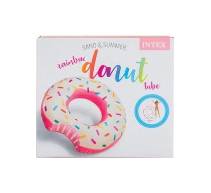 Intex Donut Tube - Ages 9 and Up - Pink - 107 x 99 cm
