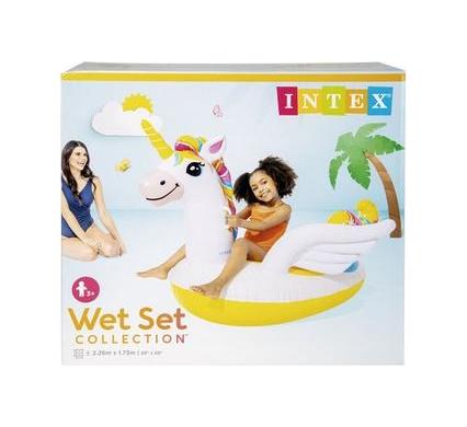 Intex Unicorn Ride On - 201 x 140 x 97 cm