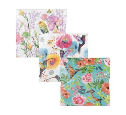 Birds Serviettes - 2 Ply - 33 cm - 20 Pieces per Pack