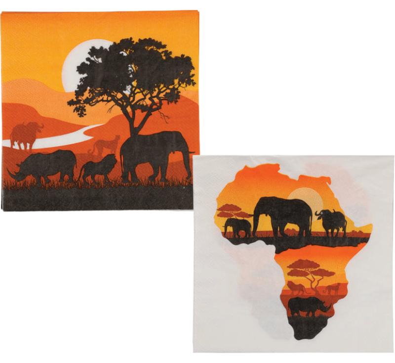 Serviettes Two Ply - 33 cm - 20 Pieces - Big Five