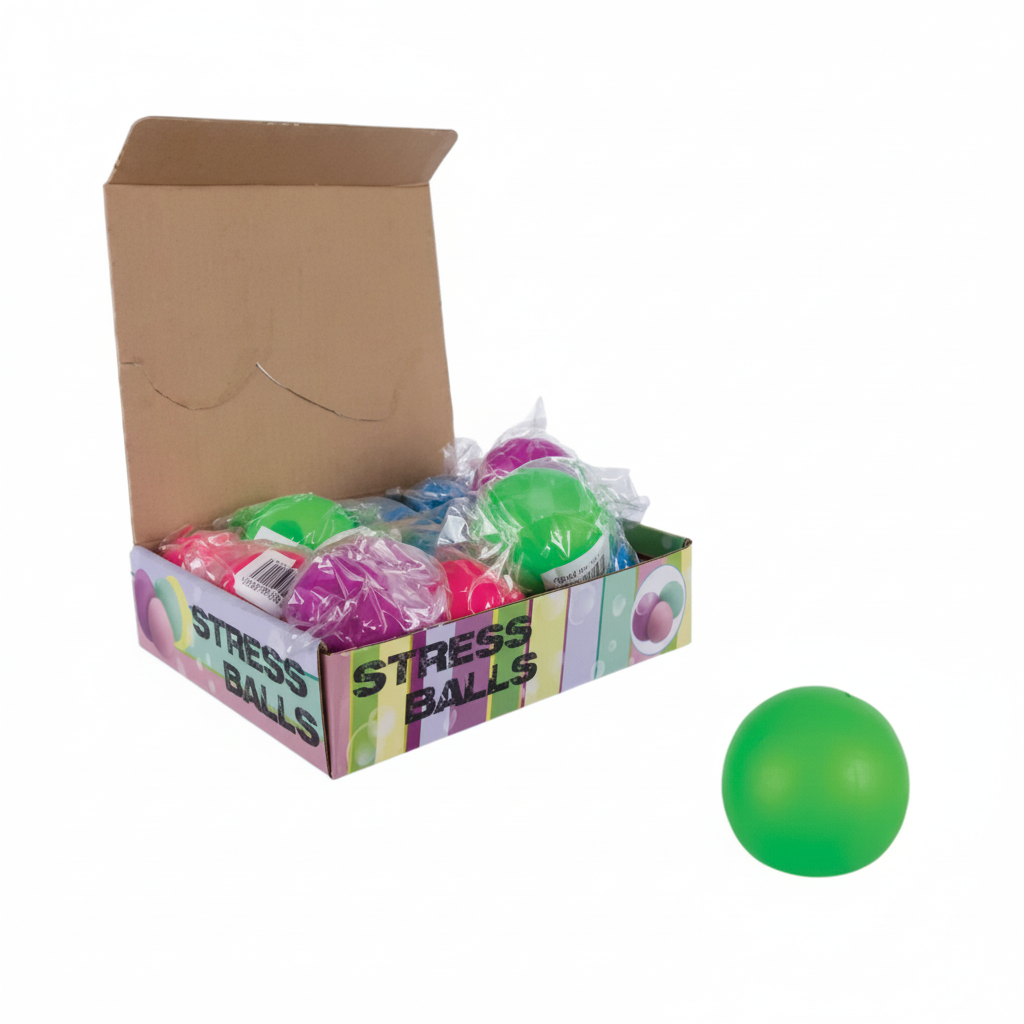 Novelty Stress Relief Toy Ball with Ice Cream Design (6 cm)