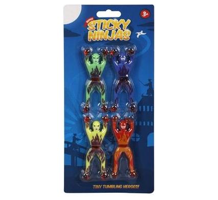 Sticky Ninjas - 4 Piece Set