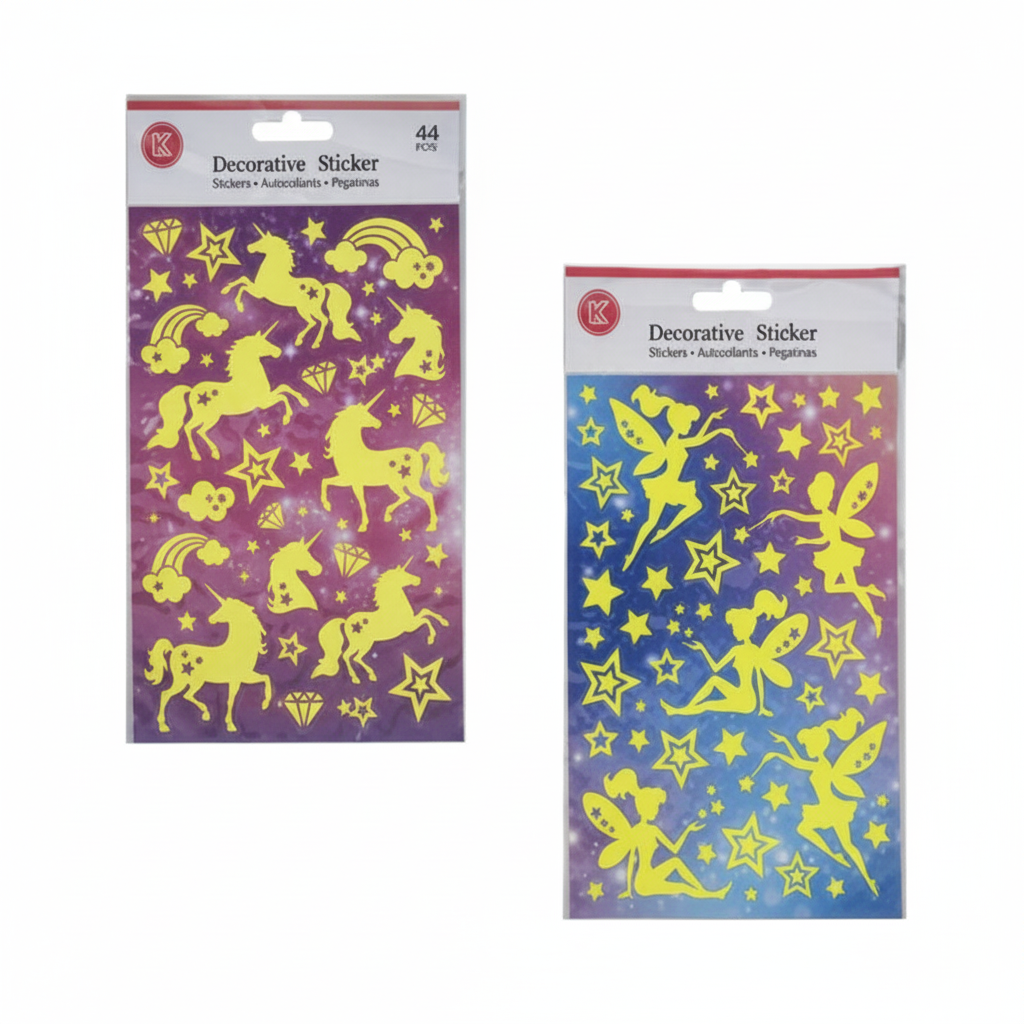 Glow In The Dark Kids Room Decor - Assorted