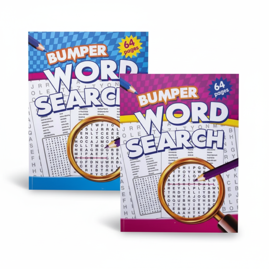 Word Search Activity Book - Assorted