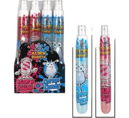 Alien Vapor Spray Liquid Candy - Bulk Pack of 12