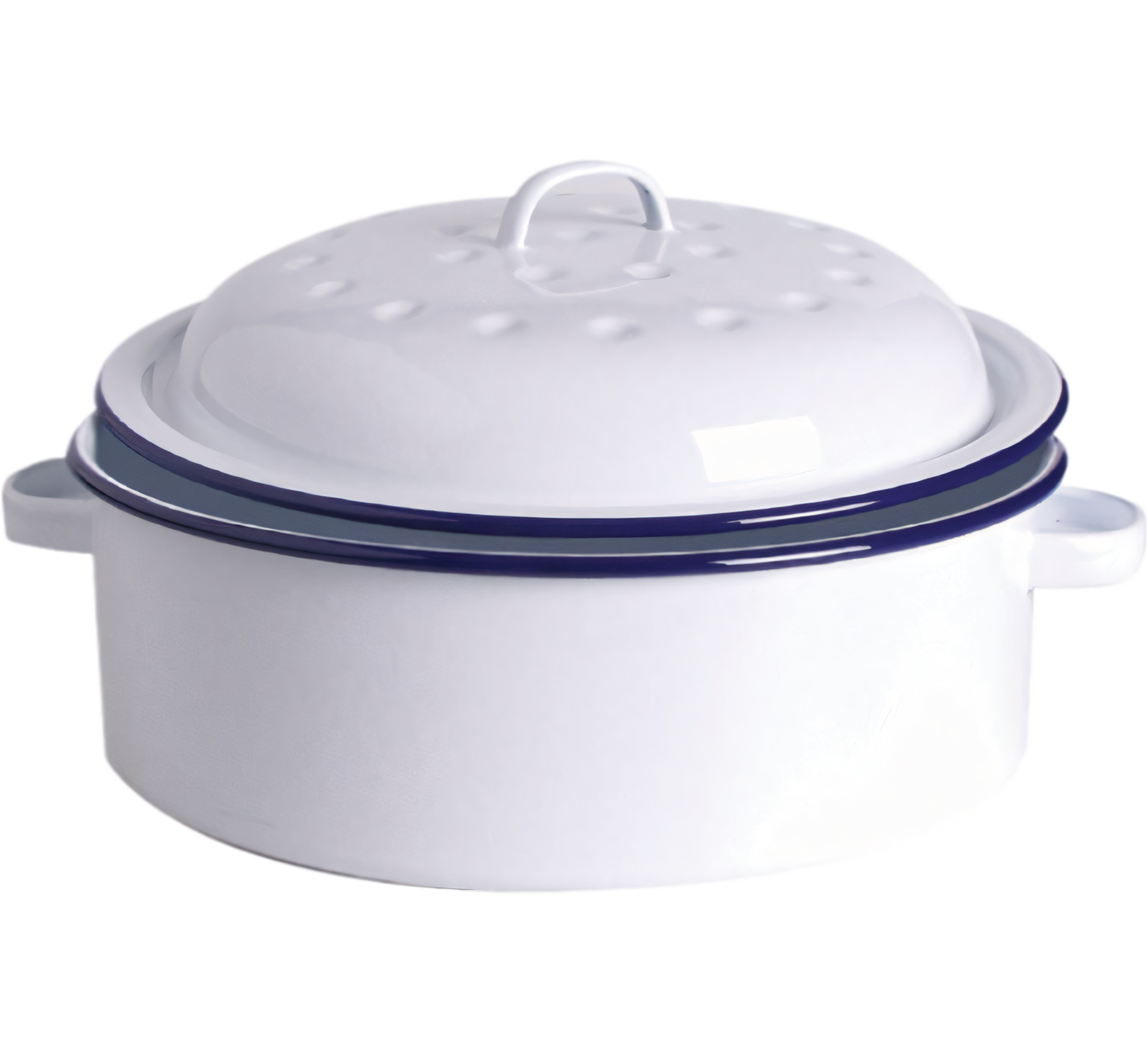 First Grade Enamel Roaster, Round (20 cm)
