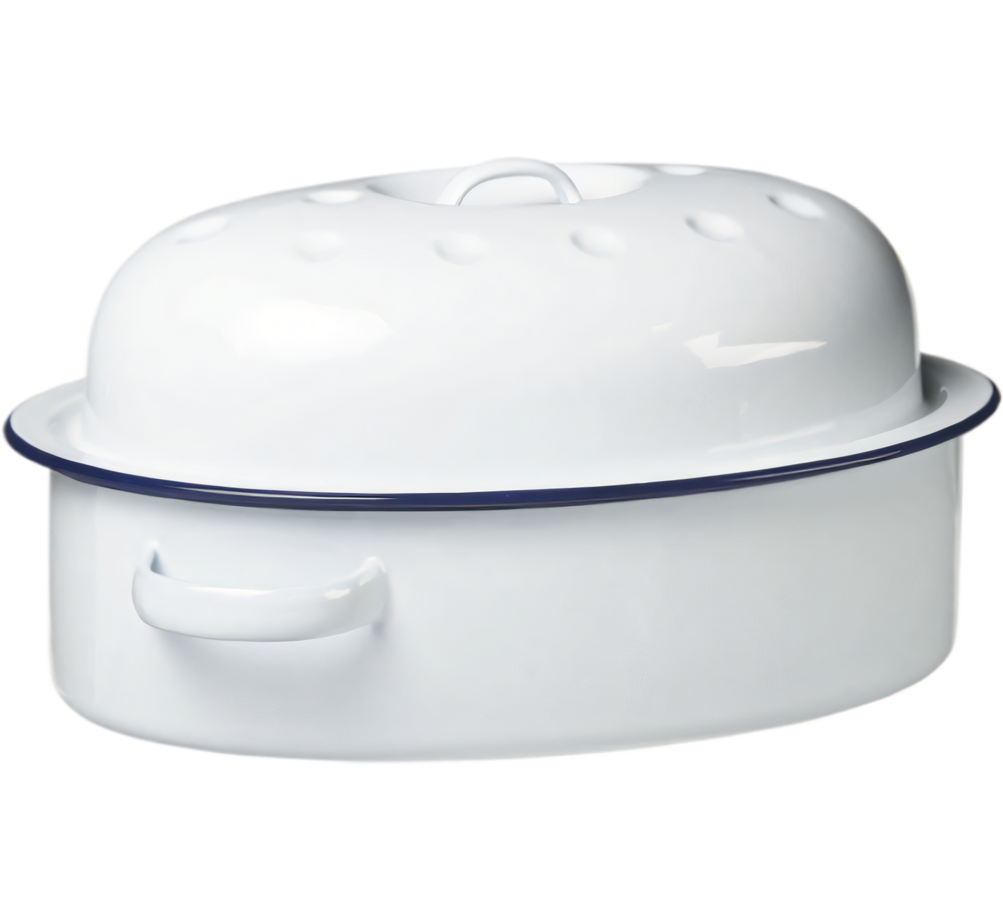 First Grade Enamel Oval Roaster (26 cm)