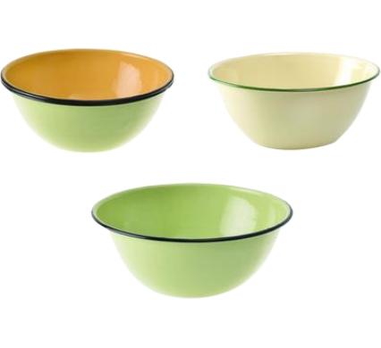 Mixing Bowl Enamel - 16 cm - Plain Cash Bowl