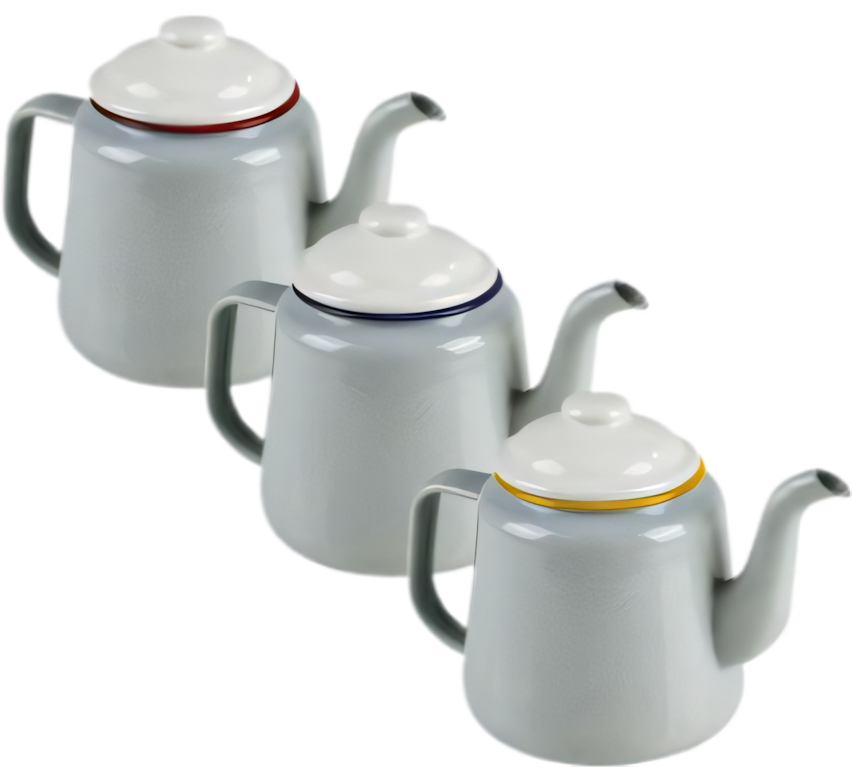 Enamel Tea Pot - Assorted (14 cm)