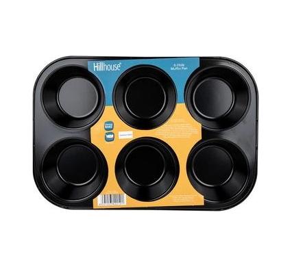 Bakeware Non Stick Muffin Pan - 6 Holes