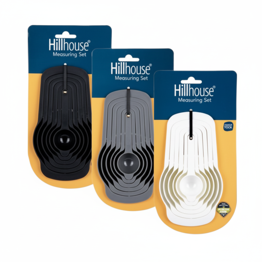 Measuring Spoons - Stackable (6 Piece Set) - Assorted