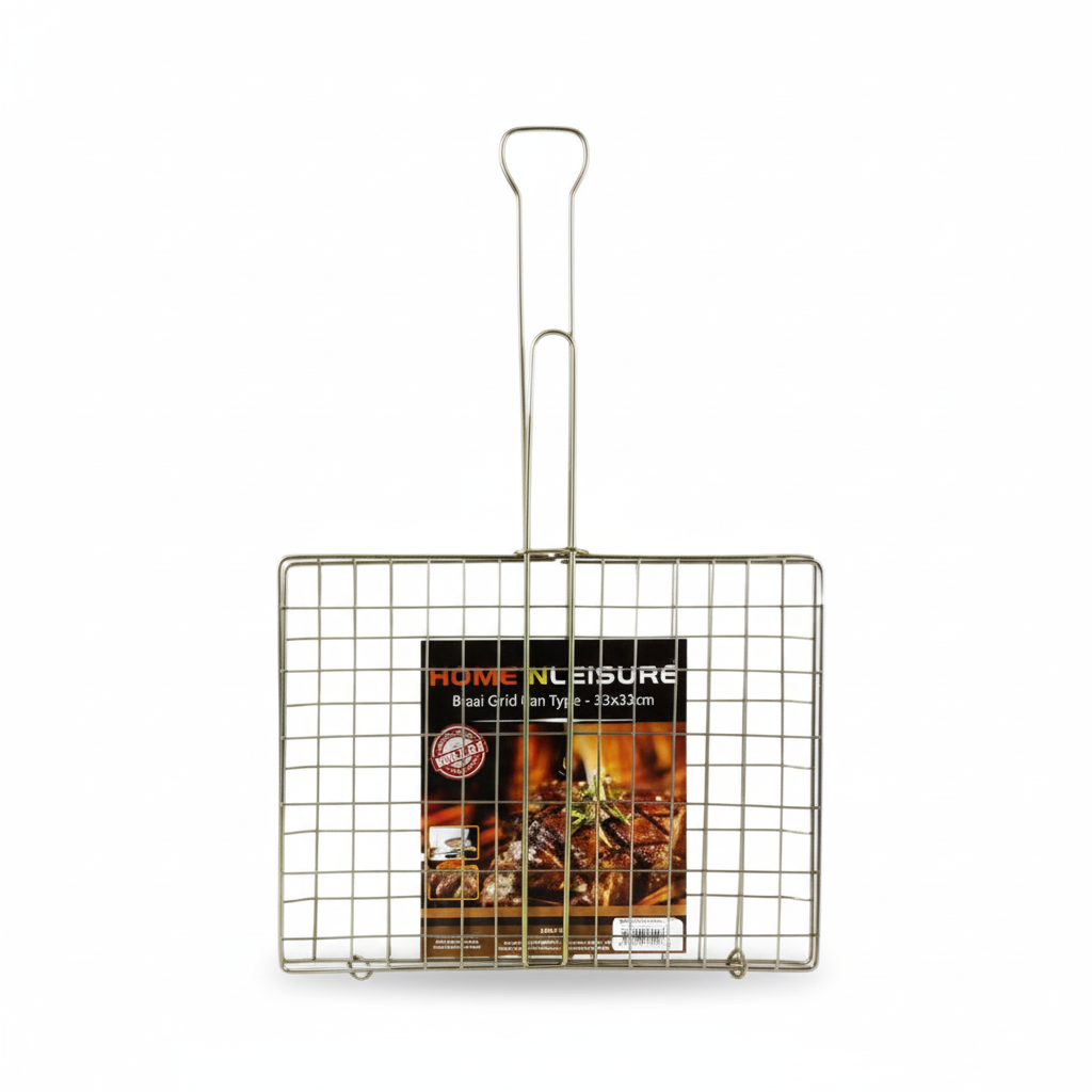 Metal Braai with Fixed Handle (41 cm x 31 cm)