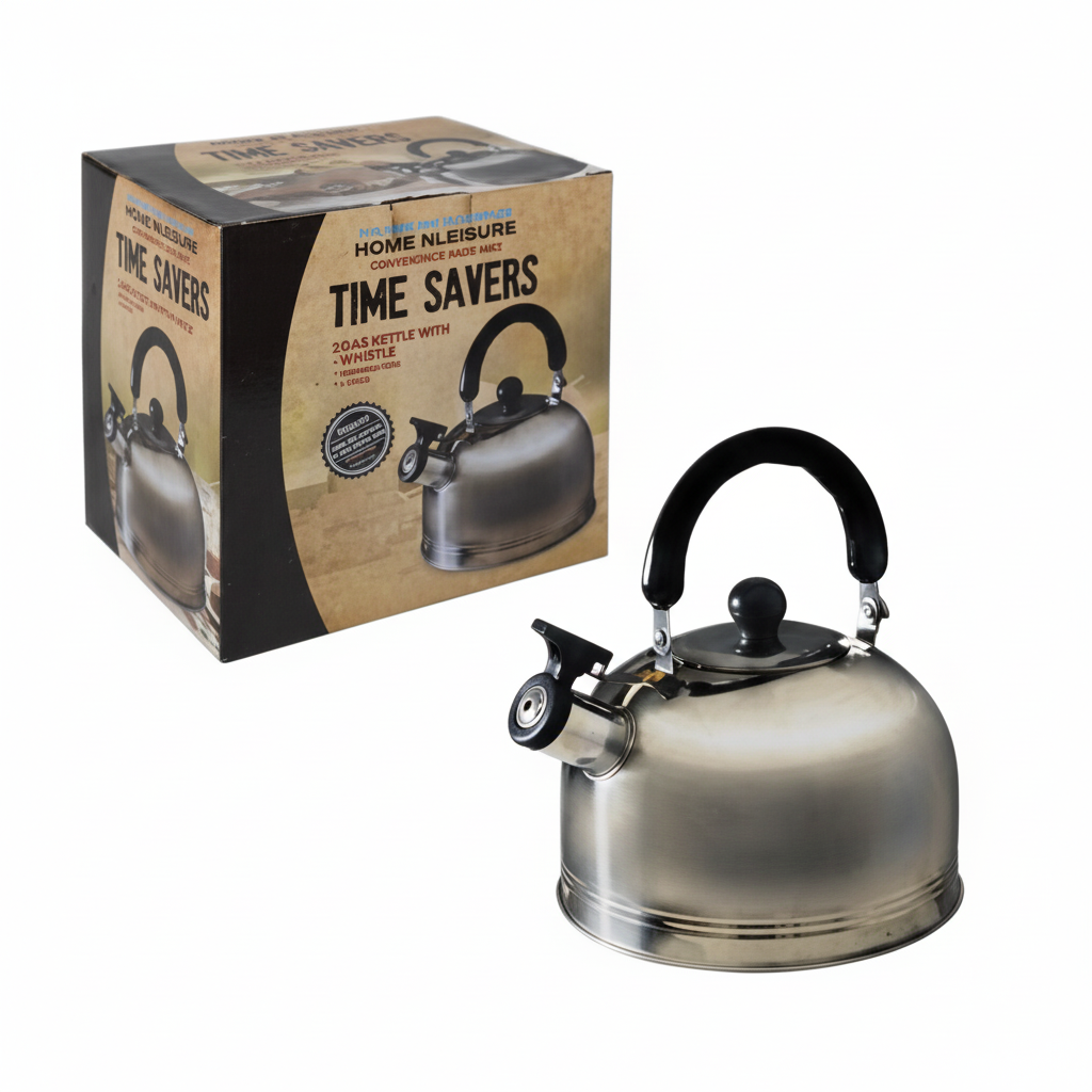 Camping Gas Kettle with Whistle (2.0 Litres)