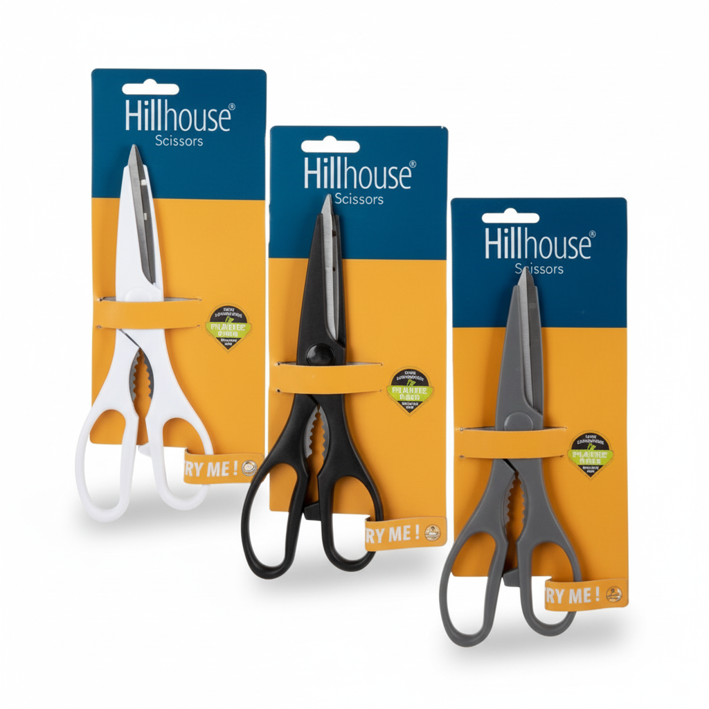 Kitchen Scissors - 21 cm - Assorted Colours