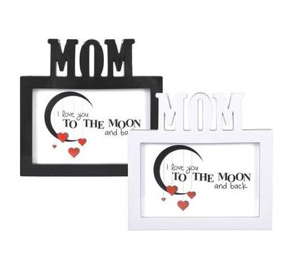 Plastic Picture Frame with Mom Assorted (10 x 15 cm)