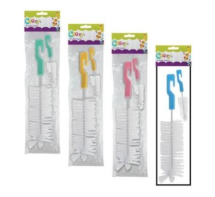 Cooey Baby Bottle Brushes - 2 Pieces
