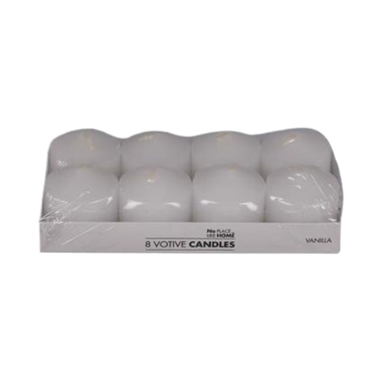 Rainbow Scented Votive Candle in Various Colours (8pcs, 3.5 cm)