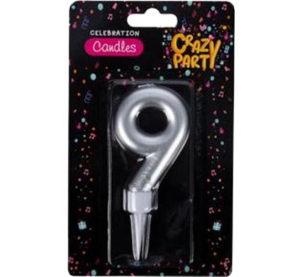 Candles Birthday Large Foil Number 9