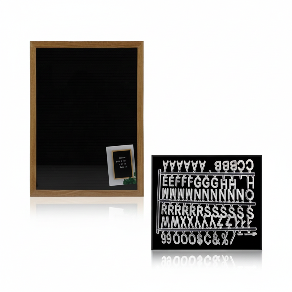 Plastic Plaque Letter Board (40 x 30 cm)