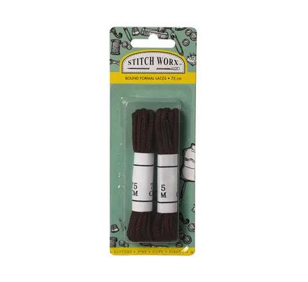 Haberdashery Shoe Laces - 75 cm - Brown