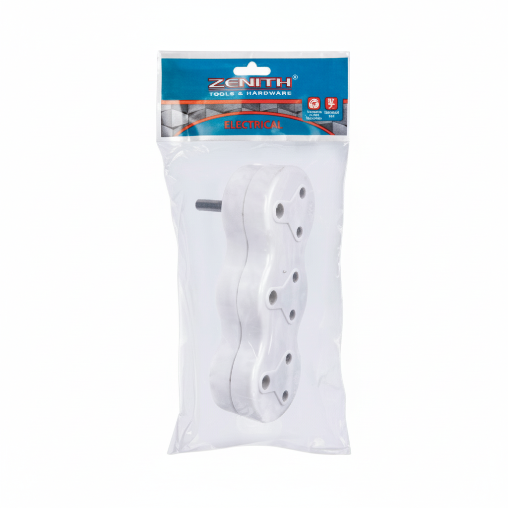 16 Amp Shuttered Adaptor with 3 x 16 Amp