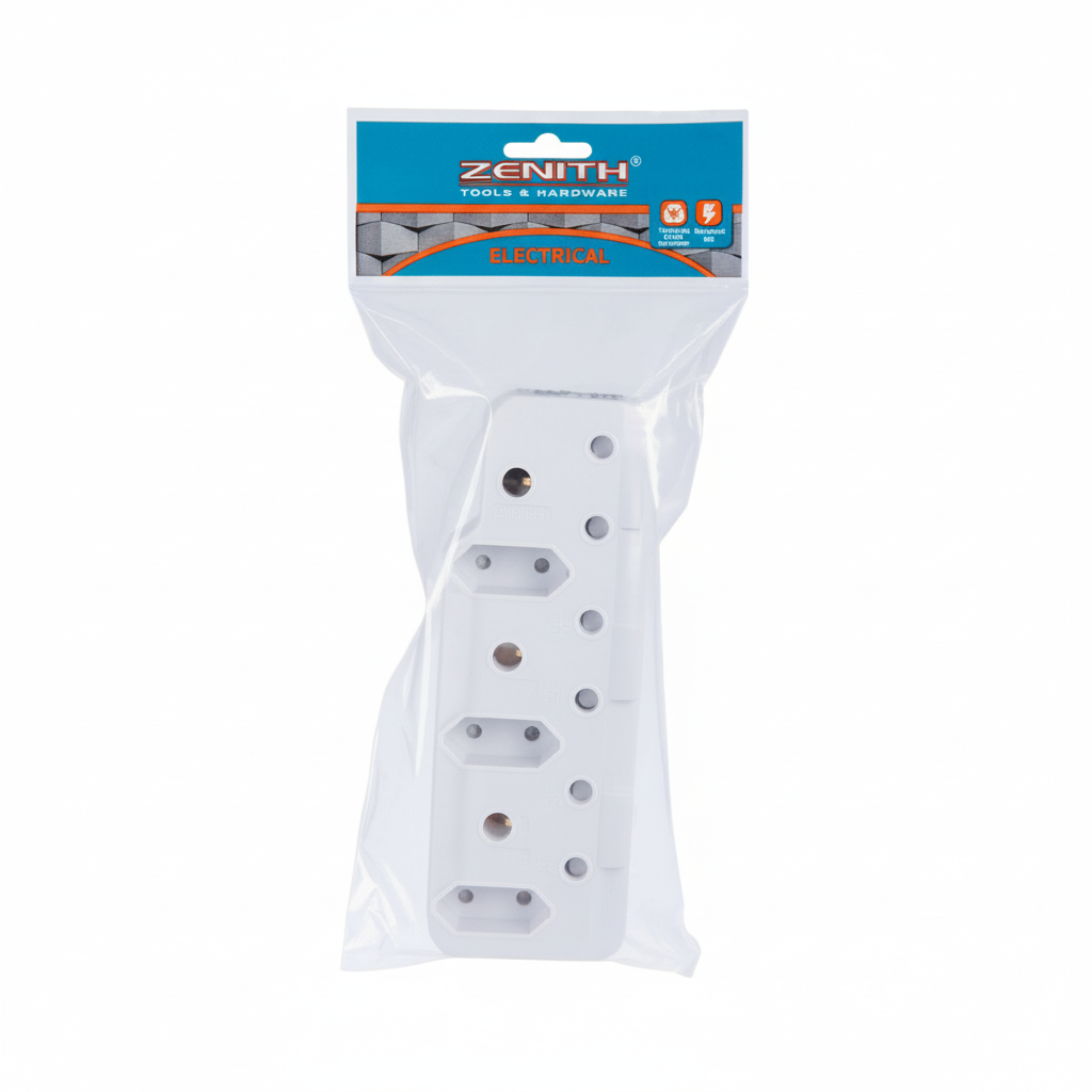 Plug Adaptor with 3 x 16 amp and 3 x 5 amp