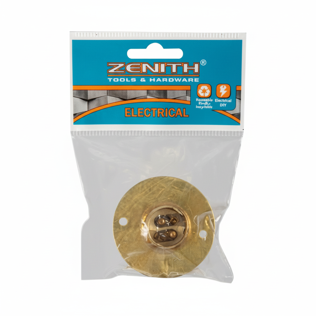 Batten Holder Brass - 50 mm