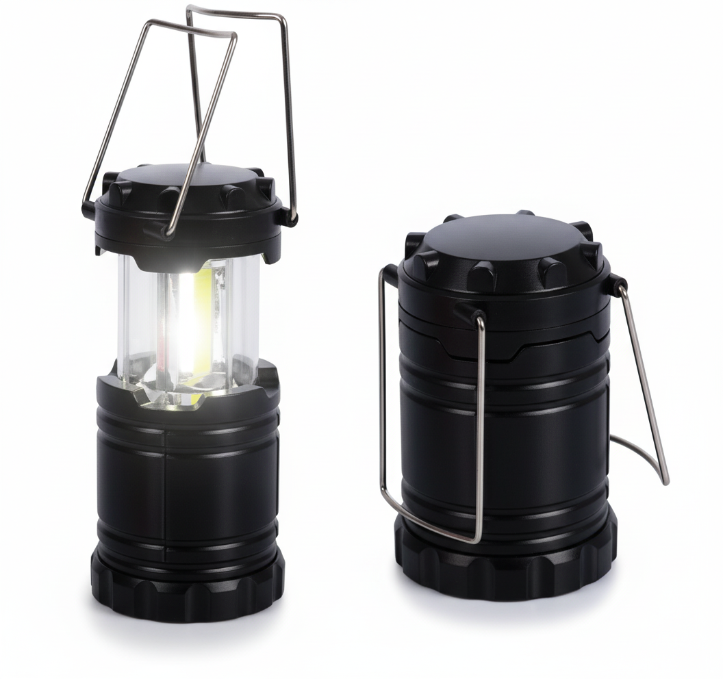 Cob Lantern (Uses 3 x AAA Batteries)