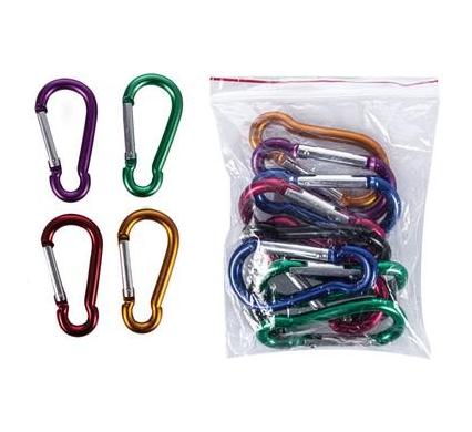 Snap Hook Aluminium - Bulk Pack of 10 - 6mm x 60mm