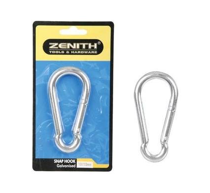 Snap Hook Galvanised - 10 mm x 100 mm