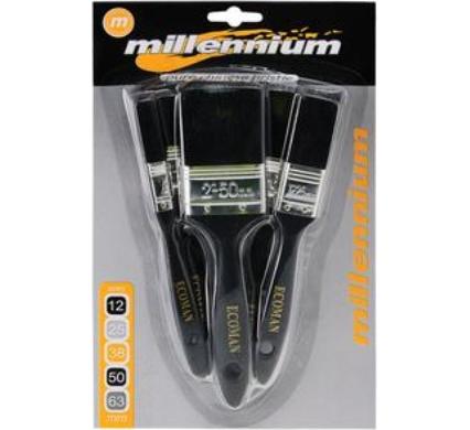 Paint Brush Set - 12mm, 25mm, 38mm, 50mm, 62mm