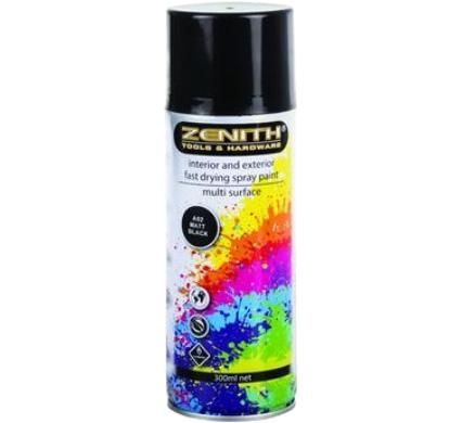 Spray Paint - 300 ml Net Weight - Matte Black