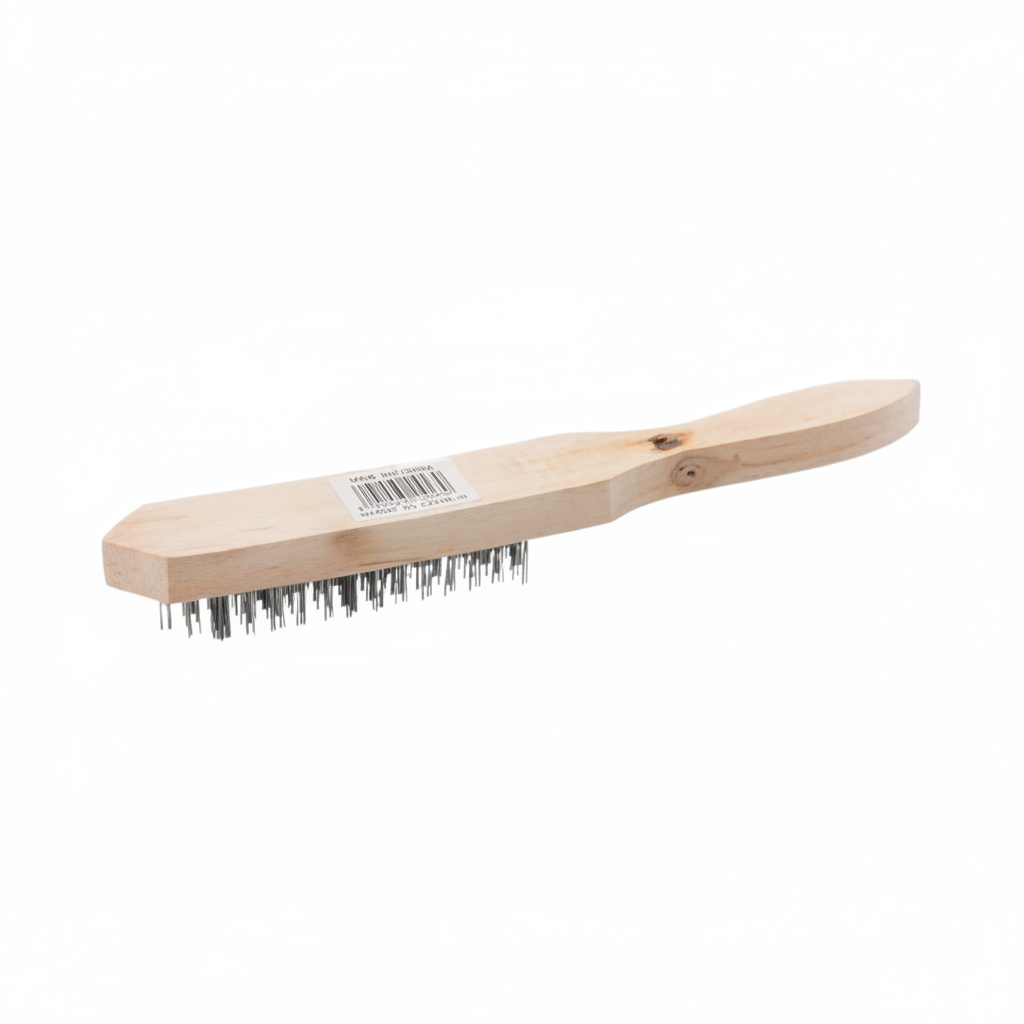 Wire Brush and Handle with Fine Bristle (300 mm)