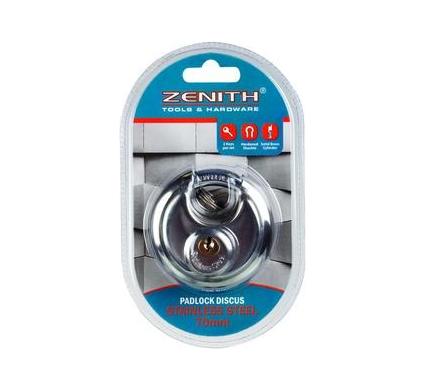 Discus Padlock - 70 mm - Stainless Steel