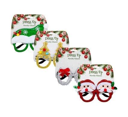 Christmas Dress Up Glasses - Assorted Designs