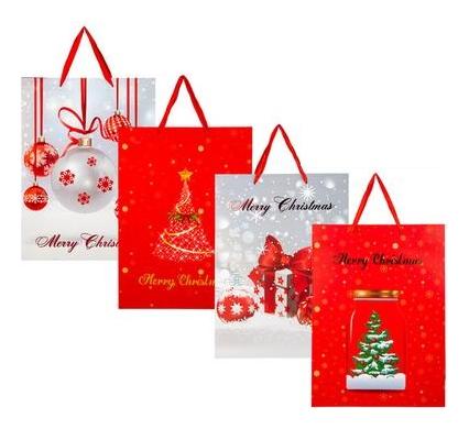 Jumbo Christmas Gift Bag - 31 cm x 42 cm - Assorted