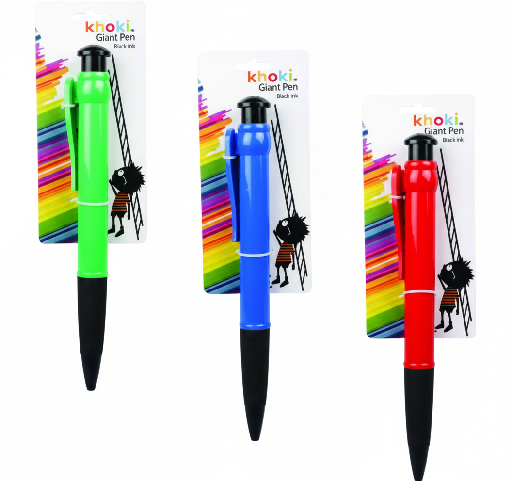 Giant Novelty Pen with Assorted Colour Body (27 cm)