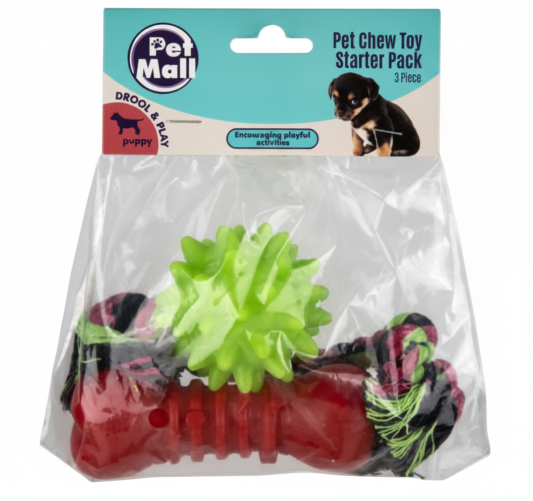 Puppy Toy Starter Pack (3 Piece)