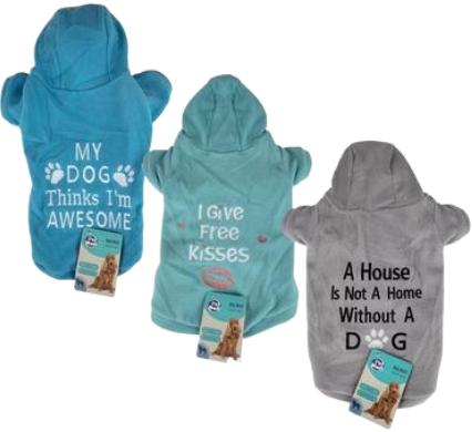 Pet Winter Shirt for Girls - Words Design - XX Large